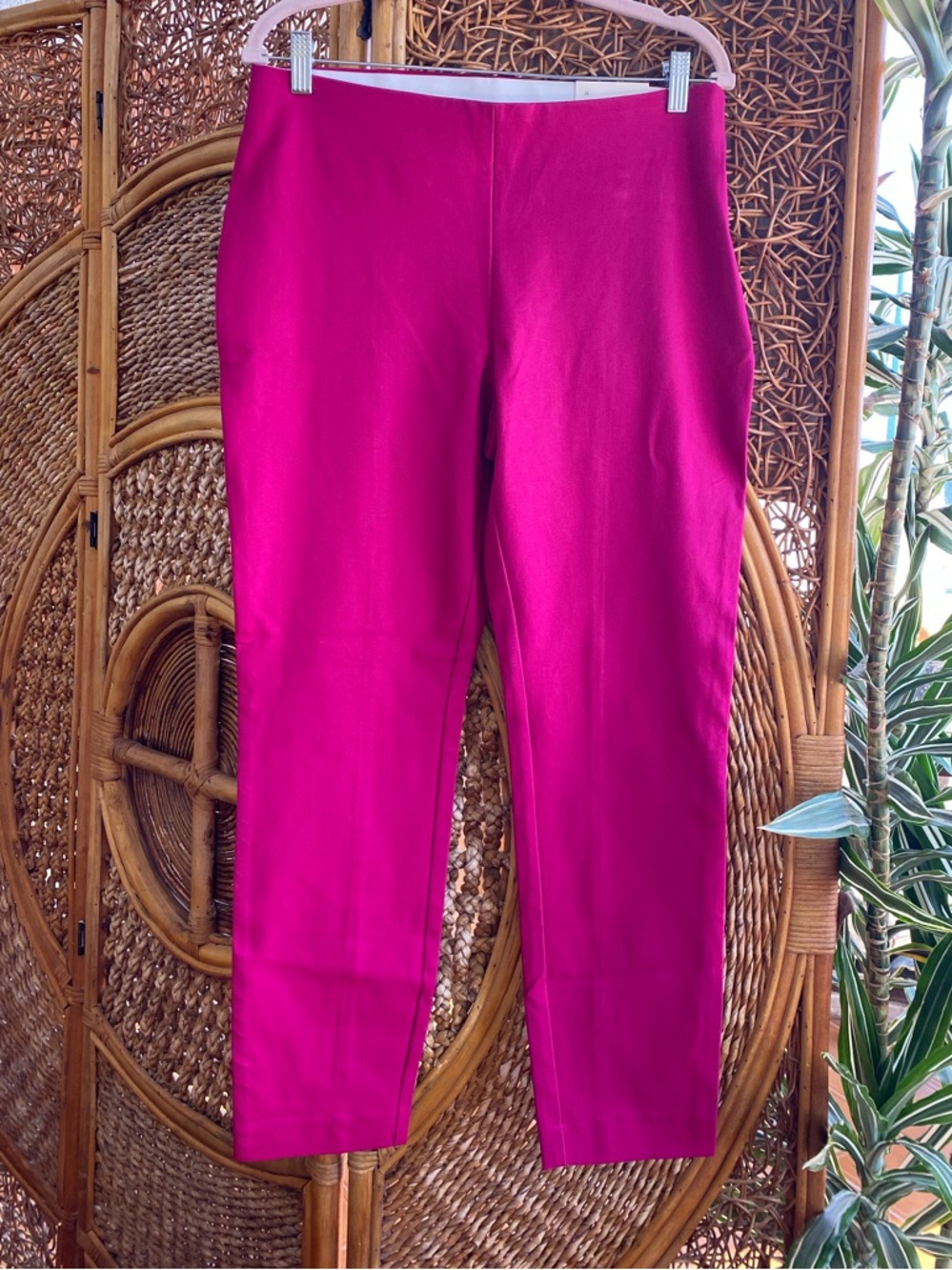 NWT a new day Fuchsia Skinny Ankle Pull On Pants Size 10 Beautiful